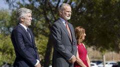 Fernando Grande-Marlaska y Felipe VI en la apertura de curso de la Escuela Nacional de Protecci�n Civil.