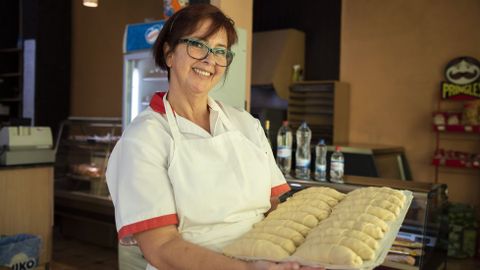 La panader�a Sabucedo est� situada en la calle Areal, 1, de A Valenz� (Barbad�s)