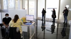 Vacunaci�n masiva en la Cidade da Cultura en Santiago