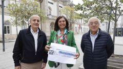 Ram�n Carballo, Elena Candia y Xulio Xiz