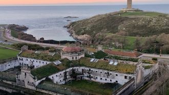 Vista del estado actual de deterioro de la antigua c�rcel de A Coru�a