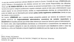 El Concello de Lugo distribuy� la circular entre empleados.