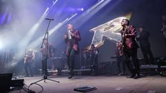 R�faga, durante su concierto en el San Xo�n de Carballo 