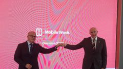 Jos� Manuel Baltar y Carlos Grau, CEO de Mobile World Capital Barcelona