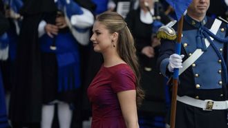 La princesa Leonor, en la entrega de los premios Princesa de Asturias