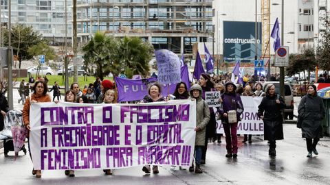 As se vivi el 8M en Pontevedra.