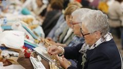 El XIV Encontro das Palilleiras de Burela, una jornada �nica de homenaje�a un arte femenino