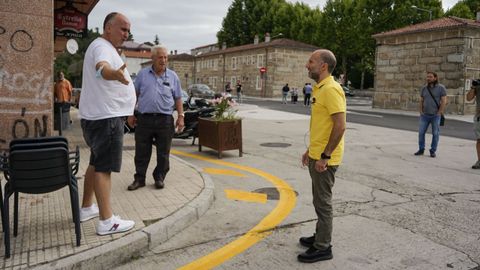 J�come visit� este jueves el barrio de Covadonga para comprobar el resultado de unas obras para la mejora de calles y aceras.