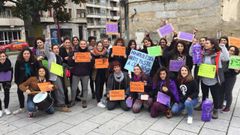 Estudiantes del campus trasladaron a la calle sus reivindicaciones