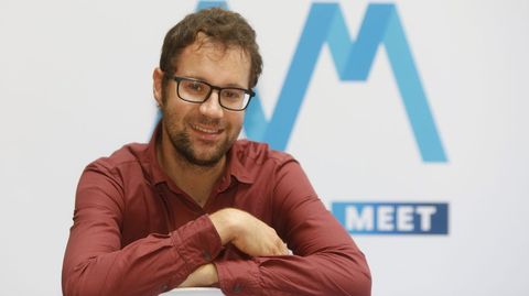 Iago Roel, organizador del Atlantic Meet, un congreso sobre las relaciones personales que arranca mañana en Pontevedra.