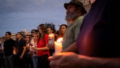 En memoria de las vctimas de la inundacin en el estado de Texas.