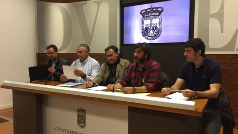 Representantes sindicales de la Polic�a Local de Oviedo 