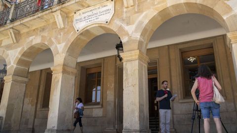 Agentes de la Polic�a Judicial de la Guardia Civil realizaron un registro en el Ayuntamiento de Soria