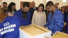 La reina Letizia, una alumna m�s en Mondo�edo