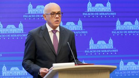 El ministro de Comunicaci�n de Venezuela, Jorge Rodr�guez