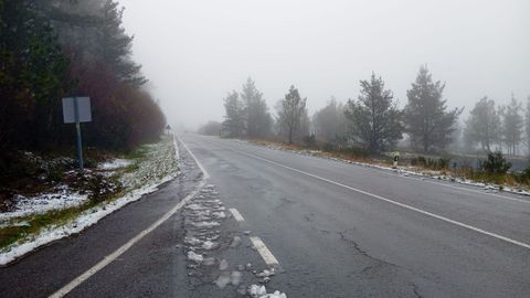 La carretera AC-101, en una fotograf�a tomada esta ma�ana