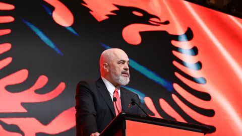 El primer ministro de Albania