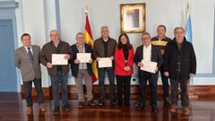Radioaficionados lucenses, recibidos ayer en la subdelegaci�n del Gobierno
