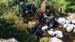 Zona del r�o Mao en la que se produjo el incidente este s�bado por la tarde