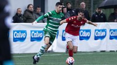 Juanma, del Paiosaco, y Fabi�n, del Sof�n, en el �ltimo enfrentamiento entre ambos clubes.