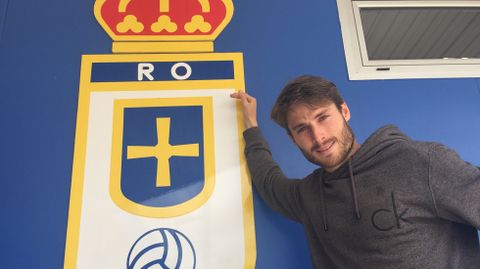 El capit�n del Oviedo, Jon Erice.El capit�n del Oviedo, Jon Erice