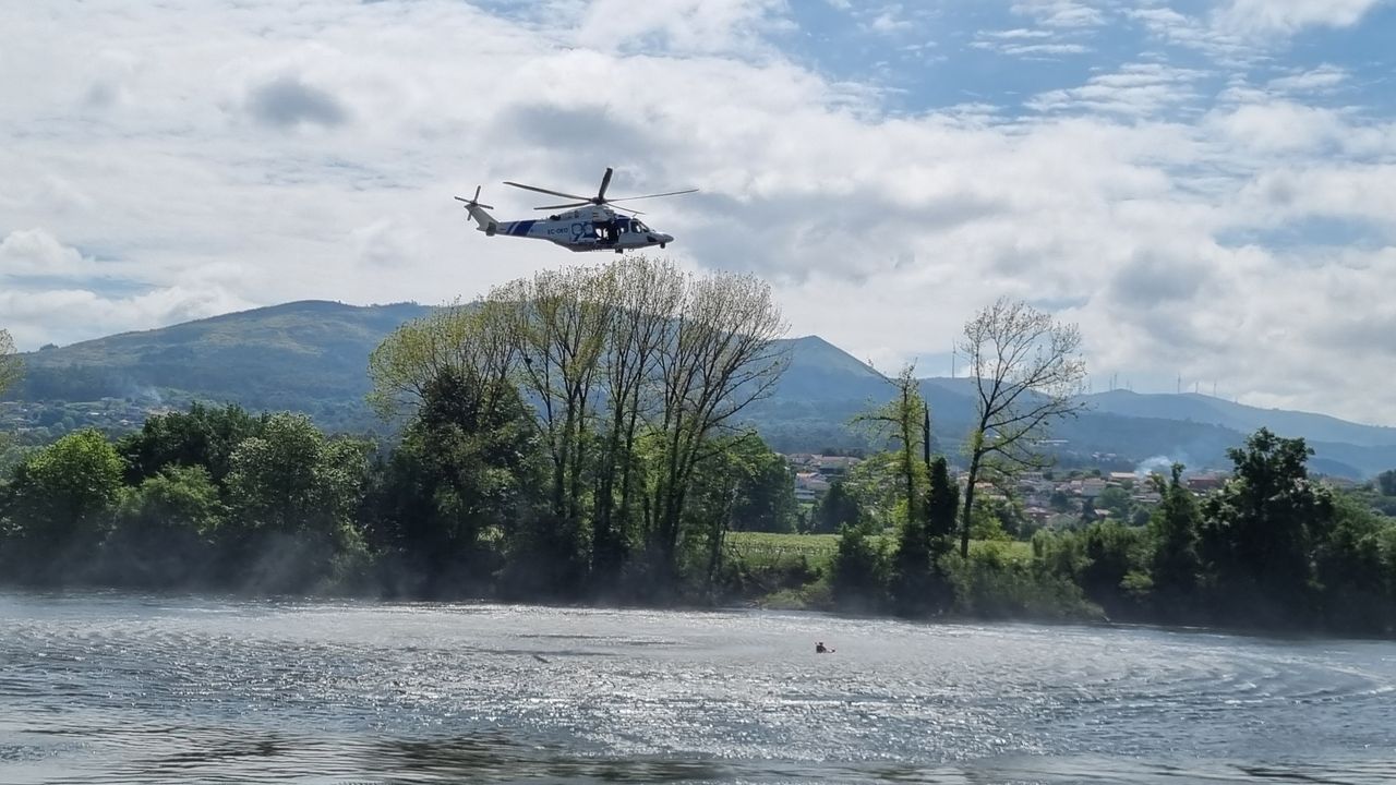 Una falsa caída al río Miño de un tren con tres pasajeros