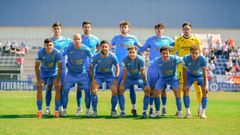Once titular del Fuenlabrada en el duelo contra el Rayo Majadahonda