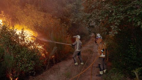 Incendio en Baltar.