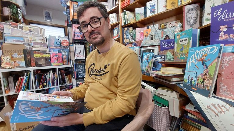 Arkaitz Gonz&aacute;lez, autor del c&oacute;mic &laquo;&iexcl;Astrid!&raquo;