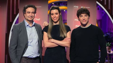 Pepe Rodr&iacute;guez, Marta Sanahuja y Jordi Cruz, jueces de &laquo;Masterchef 14&raquo;.