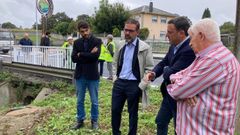 El presidente de la Diputaci�n visit� los puntos en los que se instalar�n las infraestructuras.