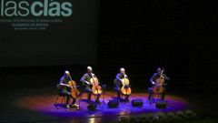 El cuarteto checo Cello Republic puso el broche de oro al festival en el auditorio de Vilagarc�a