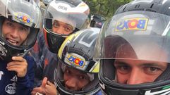 El Celta se divierte en los karts