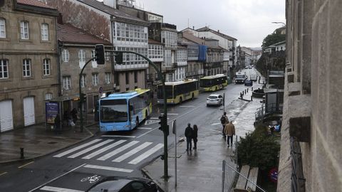 Buena parte de las l�neas del futuro servicio de autobuses seguir� pasando por Virxe da Cerca