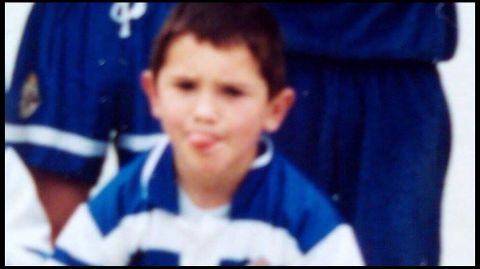 Siempre bromista, incluso en las fotos de posado con sus equipos.