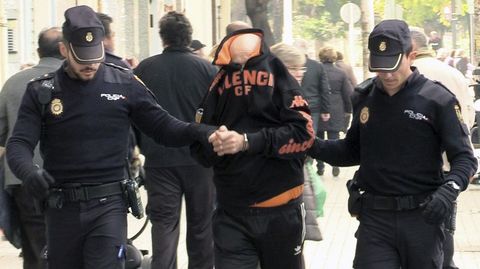 El detenido por uno de los cr�menes de Valencia