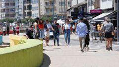 As� est� este domingo el paseo de Silgar donde, pese a haber ambiente, la polic�a no tuvo que tramitar ninguna denuncia por la presencia de personas de otras provincias