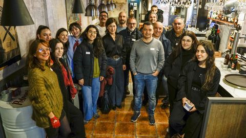 Miembros de agencias de publicidad, comunicaci�n, creativos y dise�adores celebrando el D�a de la Publicidad