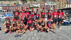 El equipo barbanzano, en San Sebasti�n
