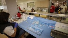 Vacunaciones en el Hospital P�blico da Mari�a