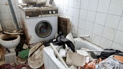 As� qued� el edificio okupado