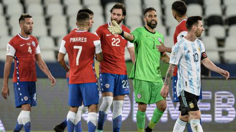 El Argentina-Chile de este lunes fue uno de los encuentros emitidos