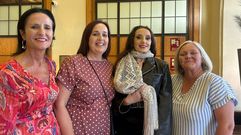 Encarna Lieiro, Sandra Insua, Luz Casal y Begoa Tajes, esta tarde en el Hotel Finisterre de A Corua