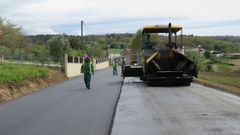 Imagen de archivo de unos trabajos de mejora viaria