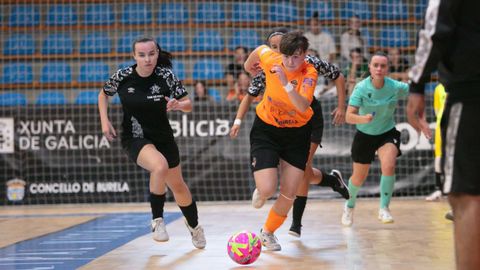 La ribadense Irene abri la cuenta de las burelistas en el pavillon de Les Moreres