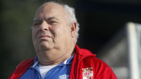 C�ndido Castro Sobrido, Canucho, en una imagen tomada en el 2014