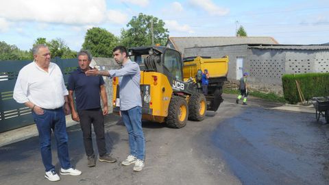 El alcalde y el concejal Pablo Camb�n visitaron las actuaciones