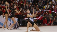 Imagen de archivo de un campeonato de gimnasia en Os Remedios