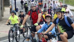 D�a de la Bicicleta, en Nar�n, en una imagen de archivo.