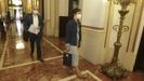 Imagen de archivo de Francisco Jorquera y Avia Veira entrando al saln de plenos